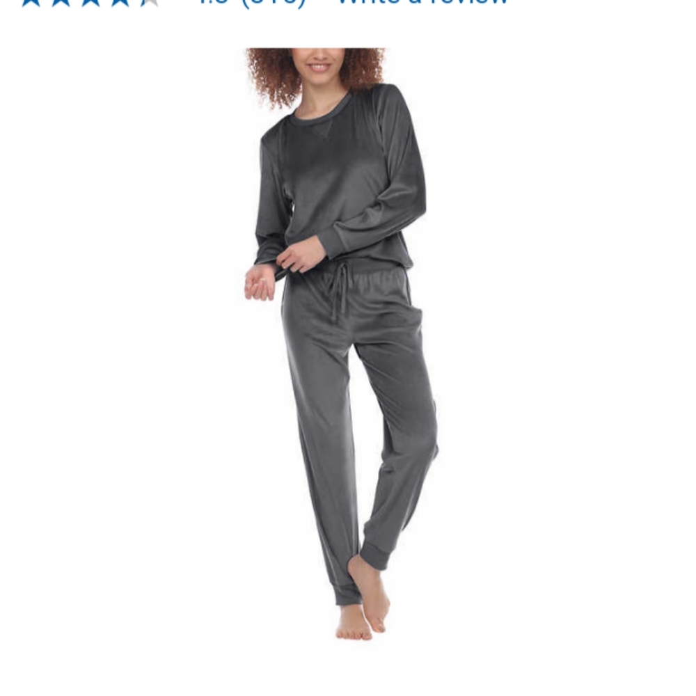 *Honeydew ladies fleece lounge set